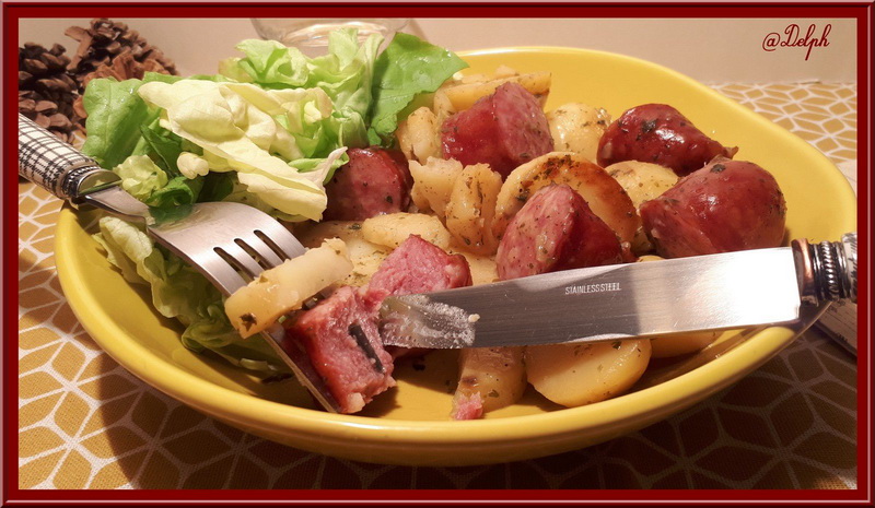 Saucisse De Montbéliard Pomme De Terre Cookeo Pommes de terre sautées à la saucisse de Montbéliard au Cookéo – Oh, la