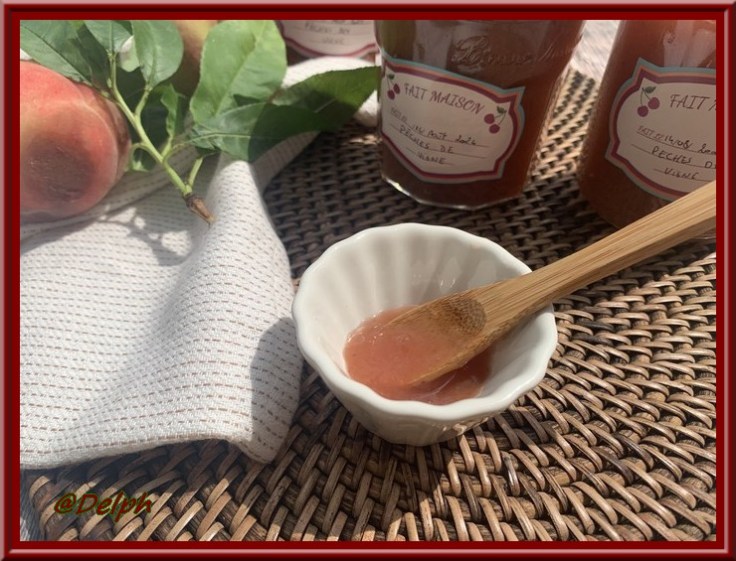Confiture de pêches de vigne au Thermomix – Oh, la gourmande