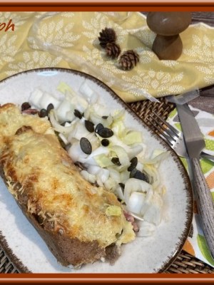 Gratin de crêpes farcies aux pommes de terre, champignons et&nbsp;lardons