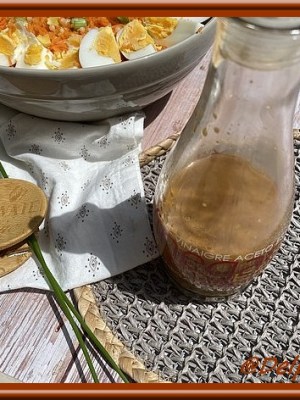 Vinaigrette au vinaigre  balsamique et moutarde à l&rsquo;ancienne