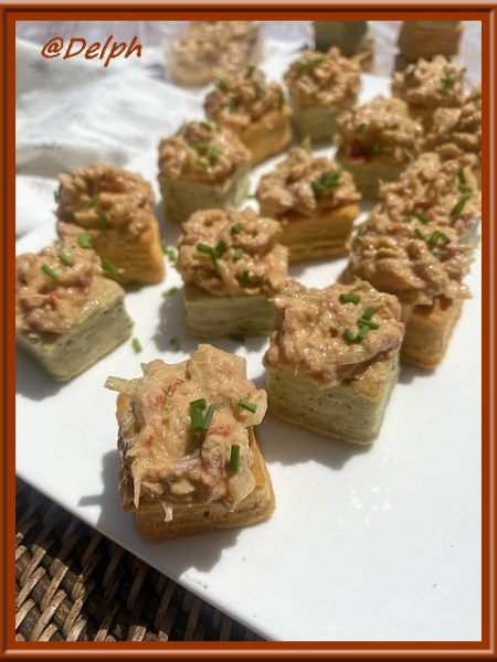 Tartinade de maquereaux et poivrons&nbsp;marinés