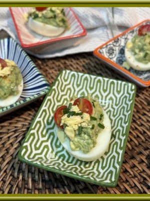 Œufs farcis au&nbsp;guacamole
